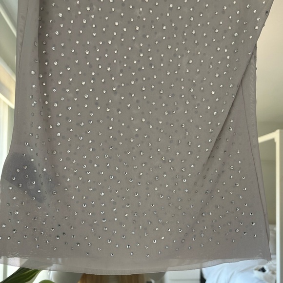 Weekday Diamanté studded Mesh Top - Picture 5 of 8